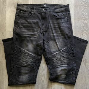Black mens jeans 34/32